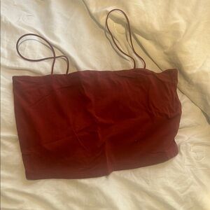 Aeropostale Burgundy Spaghetti Cami